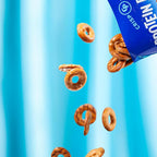 CRISP POWER Protein Pretzels, Sea Salt, 28G Protein, High Protein Snack, High Fiber, Low Carb Crunchy Pretzel Snacks, No Added Sugar, 1.75 oz Bags, 24 Pack, Vegan, Keto