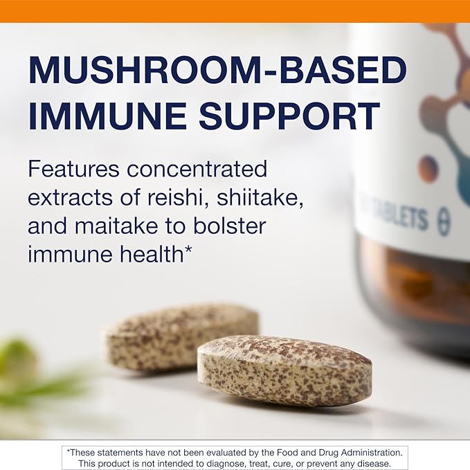 Metagenics Mycotaki - Immune Support for System Under Occasional Stress* - with Reishi, Shiitake, Fu-Ling, Turkey Tail, Cordyceps, Oyster & Maitake - Adaptogenic Mushroom Blend - 90 Tablets