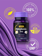 Carlyle Kids Melatonin 1mg | 120 Chewable Tablets | Fruit Flavor | Vegetarian Supplement | Non-GMO, Gluten Free Formula