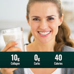 Natural Force Organic Clean Collagen Peptides Powder - USDA Certified Organic & Non-GMO, Keto & Paleo Certified - Hydrolyzed Type I & III Protein Powder with Essential Amino Acids – Unflavored, 10.7oz