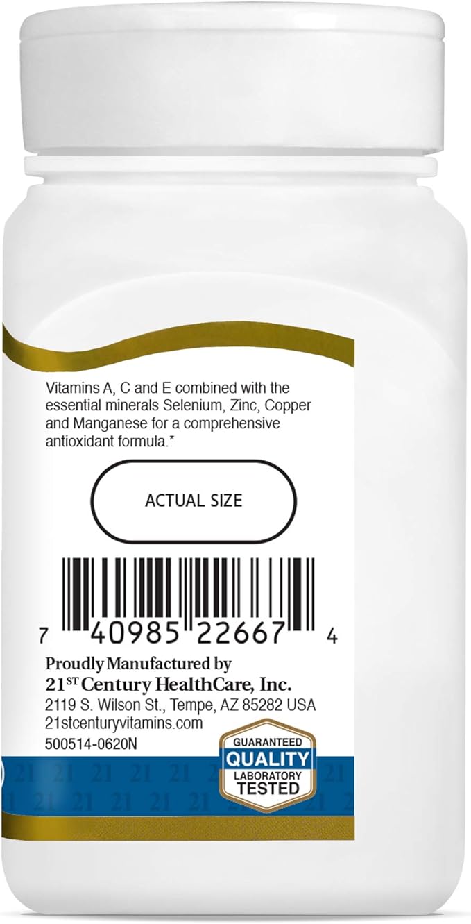 21st Century Ace Antioxidant Tablets, 75Count (Pack of 2)