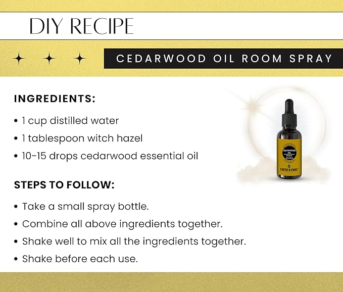 Earth N Pure Cedarwood Essential Oil for Skin and Hair | Natural and Therapeutic Grade | 100ML