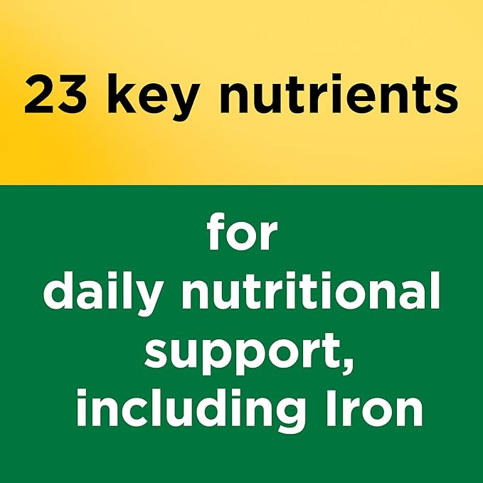 Nature Made Multivitamin Tablets with Iron, Multivitamin for Women and Men for Daily Nutritional Support, Nature Made Multi Vitamins for Adults, 130 Tablets, 130 Day Supply