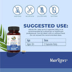 MARYRUTH'S Complete Gut Health+ Capsules | 5 Probiotic Blend | Butyrate | Corebiome® | Vegan Gut Support | Support Gastrointestinal Health & Microbiome | 2 Capsules Daily | 30 Servings