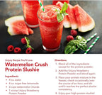 Unjury Whey Protein Powder | Strawberry | 21g 100% Whey Isolate Protein Powder | Low Carb and Lactose Free | Gluten Free | Certified Kosher | 15 Servings