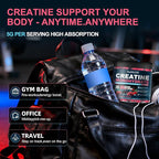 Health4All Creatine Monohydrate Gummies 5g for Men & Women, Creatine Gummy for Strength Energy & Muscle Growth Support Pre-Workout Supplement - Raspberry & Blueberry 120 Gummy