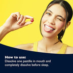 RESCUE Bach Sleep PASTILLES, Black Currant Flavor, Sleep Aid Lozenges, No Melatonin, Homeopathic, Flower Essences, 35 Count