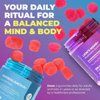 DR. MORITZ Ashwagandha Gummies + Lions Mane Mushroom Gummies Bundle – 60 Count Each – Sugar-Free, Non-GMO – with L-Theanine – Ashwagandha for Women & Men – Calm, Focus, Relaxation & Immune Support