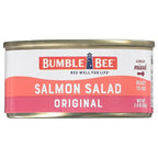 Bumble Bee Snack On The Run Salmon Salad with Crackers Kit - Ready to Eat Protein Snack Pack - 8g Protein per Box - Wild Caught MSC Certified Seafood (Pack of 4)