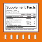 Doctor's Recipes Glucosamine Chondroitin MSM and Manganese Supplement, 1800 mg Glucosamine HCl, NO Shellfish, Healthy Structure & Movements, Flexibility Support for Men & Women, 90 Tablets