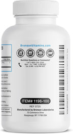 Bronson Hyaluronic Acid 200 MG High Potency Joint Health & Healthy Skin Support, Non-GMO, 100 Vegetarian Capsules
