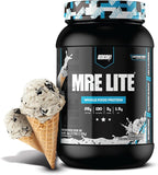 REDCON1 MRE LITE Whole Food Protein Powder, Cookies & Cream - Lactose Free Meal Replacement with Animal Protein Blends - Easy to Digest Formula - Only 3g Carb per Serving (30 Servings)