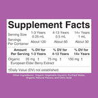 MARYRUTH'S Elderberry Liquid Drops for Adults & Kids | Immune Support | Antioxidant | Overall Wellness | Elder Berry Extract | USDA Organic | Sugar Free | Vegan | Non-GMO | Gluten Free | 1 Fl Oz