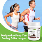 Pro-Cal Chocolate Meal Replacement Powder - High Protein, Low Calorie Shake & Pudding Mix - Low-Carb, Gluten Free - Breakfast Boost - Delicious & Easy to Prepare - 16 Servings, 16.4oz