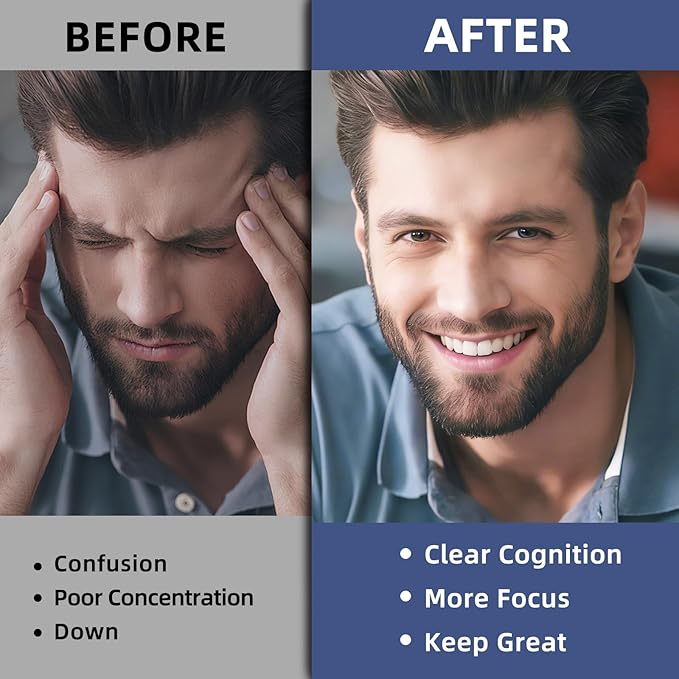 Methylene Blue Gummies Cognitive Support for Men - 60 Gummies