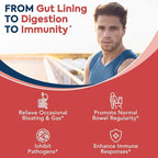 Probiotics 60 Billion CFU 19 Strains for Men & Women, with 100mg Prebiotic, Shelf Stable, 2-in-1 Daily Care Probiotic, Non-GMO, Digestive & Immune Health, 60 Veggie Capsules
