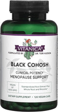 Vitanica Black Cohosh, Cimicifuga Extract Plus, Vegan, 120 Capsules