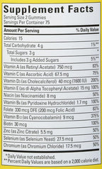 Nature Made Multi for Him, Mens Multivitamins Gummies, Energy Metabolism Support, Multivitamin for Men, 150 Gummy Vitamins and Minerals, 75 Day Supply, (Pack of 2)