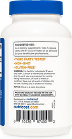 Nutricost Milk Thistle Extract 120 Capsules for 120 Servings Per Bottle - Vegan, Non-GMO and Gluten Free