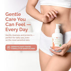 Organyc Feminine Wash for Maternity, Intimate Skin Care, Gentle Hygiene Essentials with Moisturizing Cottonseed Oil & Chamomile, Postpartum Essentials, 8.5 fl oz