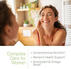 Irwin Naturals Women’s Living Green Liquid-Gel Multi - Whole Food Multivitamin for Women with 70 Nutrients, Omega Oils & Greens Blend - Liquid Soft-Gels with BioPerine® for Absorption - 120 Count