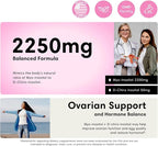 FLEUR Myo-Inositol & D-Chiro Inositol Capsules, Hormone Balance and Ovarian Function Support for Women, Regulates Menstrual Cycle, Non-GMO & Vegan, 90 Capsules
