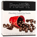 PROTIFIT - High Protein Soy Snack Puffs, 15g Protein, Low Calorie, Low Fat, Low Sugar, Low Carb, Ideal Protein Compatible, 7 Servings Per Box (Chocolate)