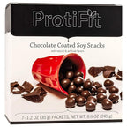 PROTIFIT - High Protein Soy Snack Puffs, 15g Protein, Low Calorie, Low Fat, Low Sugar, Low Carb, Ideal Protein Compatible, 7 Servings Per Box (Chocolate)