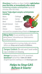 Beano Ultra 800 Food Enzyme - 180 Tablets