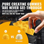Creatine Monohydrate Gummies – Pre-Workout Energy & Muscle Growth Support for Men & Women | Passion Fruit Electrolyte Gummies (135 Count)