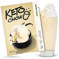 Keto Chow Vanilla Cream - Keto Meal Replacement Shake Powder - Nutritionally Complete - Low Carb - Delicious Easy Meal Substitute - Protein Rich & Dairy Free - Single Meal Serving