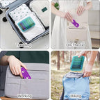 Weekly Pill Organizer 2 Times a Day, 7 Day Pill Box 2 Times, Portable for Travel Pill Case for Pills/Vitamin/Fish Oil/Medication/Supplements (2x7 Blue+Rainbow)