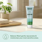Good Clean Love Balance Feminine Wash, pH-Balanced Vaginal Moisturizer Cleanser for Women with Natural Ingredients, Gentle Cleansing Feminine Care Product, Reduces Vaginal Dryness & Odor, 8Oz (2-Pack)