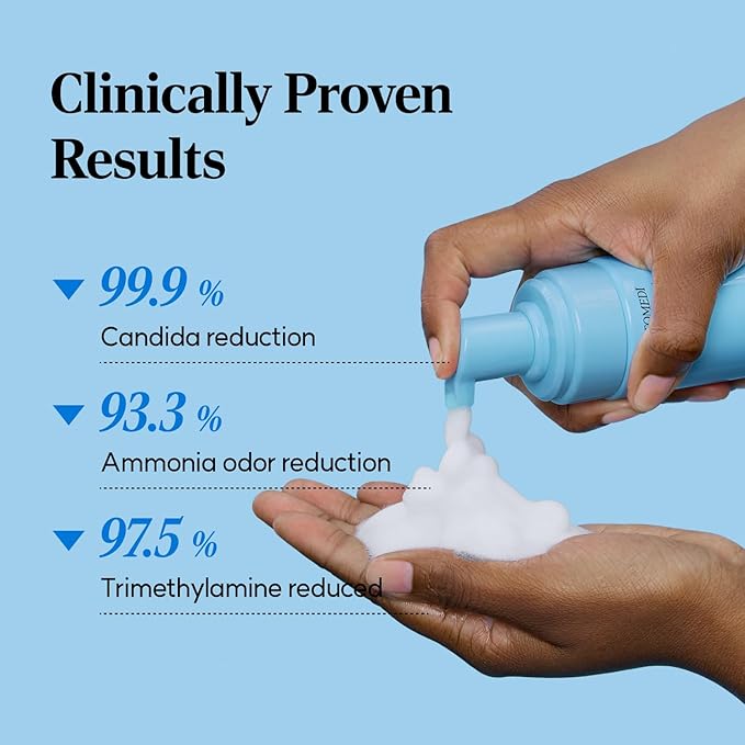 LACTOMEDI Feminine Foaming Wash | Gentle Foam Cleanser for Intimate Hygiene | pH-Balanced Formula for Sensitive Skin | Yeast infection treatment | EWG Green Certification | 5.07 fl oz.
