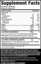 MuscleSport Lean Whey Revolution™, Whey Protein Isolate with Hydrolyzed Whey - Low Calorie, Low Carb, Low Fat, Incredible Flavors - 25g protein per scoop (2lb, Cookies N Cream)