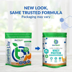 BioTrust Low Carb Lite, 20 Grams of Grass-Fed Whey Protein Isolate, 100 Calories, ProHydrolase Digestive Enzymes, Non-GMO, Free from Soy and Gluten, rBGH-Free (14 Servings) (Orange Cream)