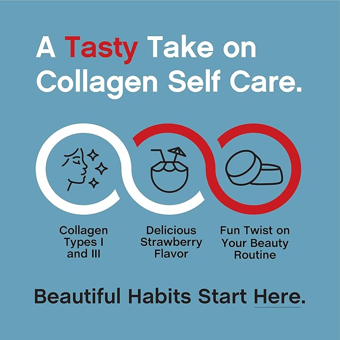 NeoCell Collagen Peptides Gummies | 60 Count | Types I & III | Advanced Formula Supplement | for Women and Men