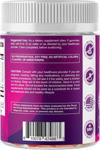 Vitamatic Prebiotic Fiber Gummies for Adults, 7G Extra Strength, Zero Sugar Added, 240 Pectin Based Gummies, Digestive Health & Regularity Support (Pack of 2)