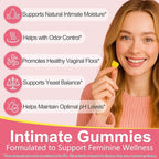 Vaginal Probiotics Gummies, Premium Feminine Balance Gummies for Women, Vaginal Probiotics for Women pH Health Supplement, Promote Healthy Vaginal Odor & Vaginal Flora, 60 Count