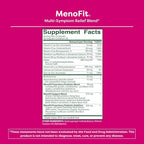MENOLABS MenoFit, Menopause Supplements for Women - 60 Capsules - Advanced Women’s Probiotic with Vitamins and Red Clover for Gut Health, Hot Flashes and Hormone Balance for Women