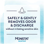 Monistat Feminine Wipes, 12 Ct, Pack of 2 | With Boric Acid | Fragrance Free