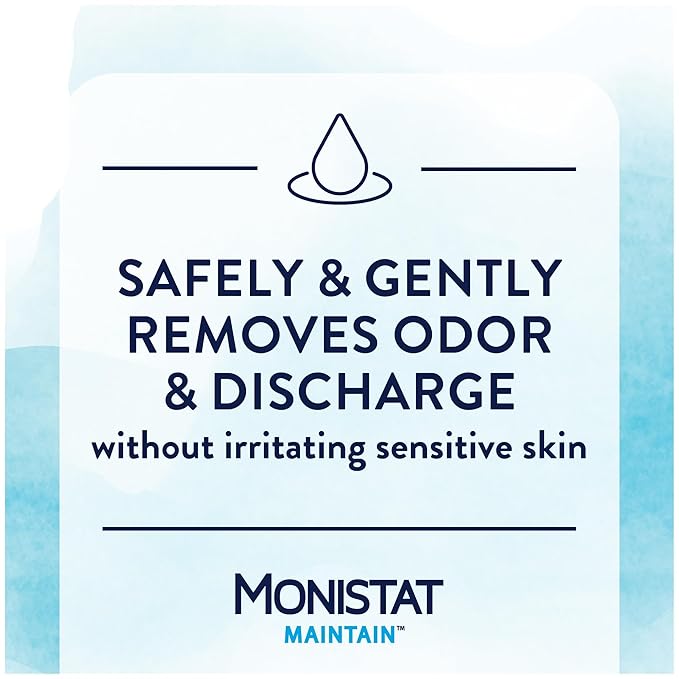 Monistat Feminine Wipes, 12 Ct, Pack of 2 | With Boric Acid | Fragrance Free