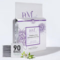Puvi Care Menopause Tea, Dong Quai Tea for Hot Flash Relief, Herbal Tea bags Hormone BalancePassion Flower Tea Motherwort tea | Non-GMO, Sugar-Free, Gluten Free | Hot flash relief for women | 90 Bags