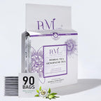 Puvi Care Menopause Tea, Dong Quai Tea for Hot Flash Relief, Herbal Tea bags Hormone BalancePassion Flower Tea Motherwort tea | Non-GMO, Sugar-Free, Gluten Free | Hot flash relief for women | 90 Bags
