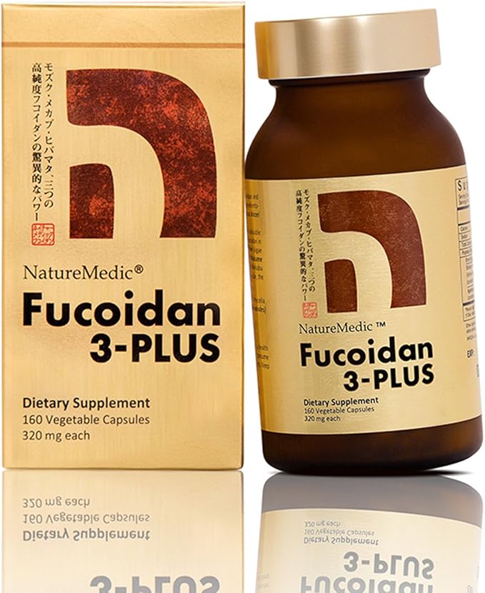 Fucoidan 3-Plus Brown Seaweed Immunity Supplement with Three Types of High Purity Fucoidan Organic Mekabu Fucus Mozuku Agaricus Capsule Type Made in Japan (11)