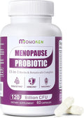 Menopause Supplements for Women, 120 Billion CFU Womens Probiotic, 13-in-1 Herbs Complex for Menopause Relief, Hormone Balance, Hot Flashes, Mood Swings, Night Sweats (60 Capsule)