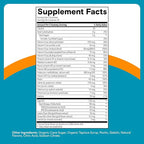 SmartyPants Teen Guy Plus Multi & Omegas Multivitamin Gummies with Omega 3 DHA/EPA, Vitamins D3, C, B12, B6, A, K, Zinc, Folate, Gluten Free, Clean Label, Pineapple Orange, 60 Gummies (30 Day Supply)