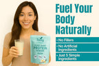TOZZY Organic Vegan Protein Powder, Vanilla | 16 Servings | 20g Plant-Based Pea Protein | 5 Simple Ingredients | 0g Sugar | Keto | Gluten- & Dairy-Free (1 lb) - Packaging May Vary