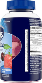 TUMS Gummy Bites Dietary Supplement for Occasional Heartburn Relief, Upset Stomach and Acid Indigestion, Great for a Summer BBQ - Cherry Berry Burst - 108 Count (Pack of 2)