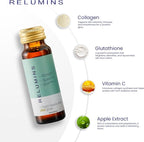 Relumins World's Most Advanced Collagen Drink - 10,000mg w/Glutathione & Antioxidants | USA's No.1 Liquid Collagen, Anti-Aging Spring Glow Essentials | Apple Flavor | Made in USA - 10 Bottles